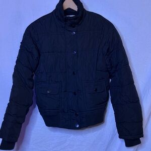 Aeropostale Women's Black Puffer Jacket